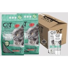 Die Grup Fresh Control With Activated Carbon Topaklanan Koku Hapseden Tozsuz 2x8=16 Lt Kedi Kumu + Malt Paste