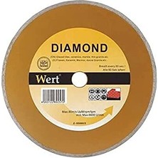 Die Grup W 2710/115 Seramik/fayans Elmas Testere, Turuncu/gri, 115MM, Sarı