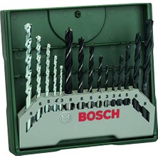 Die Grup Bosch Home And Garden X/line Mini 15 Parça Matkap Ucu Seti, Yeşil