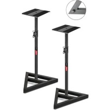 Die Grup Lastvoice MNT-200X 2'li 87-147 cm Yükseklik Ayarlı Stüdyo Referans Monitör Standı Seti