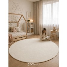 Eko Halı Zen 01 White Daire Hav Toz Vermez Yumuşak Dokulu Salon Halısı Oturma Odası Halısı Yatak Odası Halısı Çocuk Odası Halısı Koridor Halısı Mutfak Halısı Modern Makine Halısı