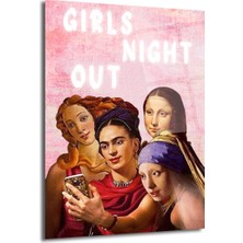 GLAZELLA Girls Night Out: Sanat Ikonları Selfie'de Cam Tablo