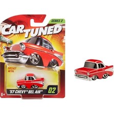 Die Grup Mga Entertaintment Cartuned S3 1957 Chevy Bel Air - Kırmızı Custom Araba
