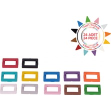 Alfafonet Fast-Fit Sc-Simpleks/lc-Dupleks 24'lü Fiber Optik Adaptör Sabitleyici Plastik Aparat - 12 Renk