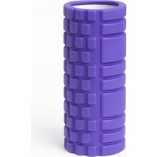 Die Grup Sunyo Foam Roller Masaj Rulosu – Yo, Pilates, Fitness ve Fizyoterapi Için Eva Köpük Masaj Aleti (33X14 Cm) (Mor)