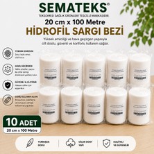 Semateks 20CM×100M Hidrofil Sargı Bezi ( 10 Adet)