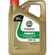 Die Grup Castrol Power1 4t 10W-40 1 Litre Motosiklet Yağı