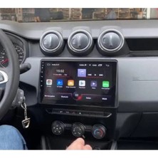 Navio Dacia Duster Android Gps Carplay 8+256 GB Kamera + Çerçeve (2018-2024) (Yazılımsal) Pro Series NV-1343