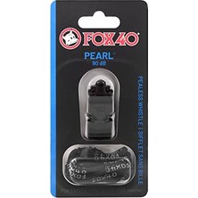Die Grup Safety Whistles 29080 Pearl Safety Whistle With Black Casing With Keyring