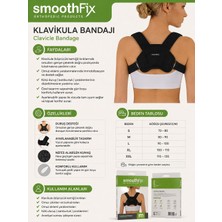 Smoothfix Dik Duruş Korsesi Klavikula Bandajı Omuz Destekleyici Postür Düzeltici