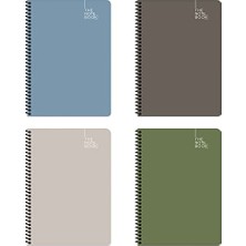 Die Grup 17X24 96 Yaprak Düz Sert Kapak The Notebook Mn Defter