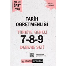 Pegem Akademi Yayıncılık 2026 MEB AGS ÖABT Tarih Öğretmenliği Tamamı Çözümlü Türkiye Genel