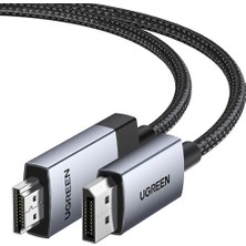Ugreen 15574 DP119 Ultra Hd 4K 60Hz Çözünürlük Displayport 1.2 To HDMI 2.0 Örgülü Kablo 1.5metre