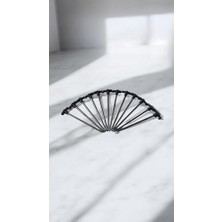Die Grup Çadır Kazığı 12'li Set, Siyah, Plastik ve Metal, T-Şekilli Tasarım, 20CM Uzunluk, Kamp ve Açık Hava Etkinlikleri Için
