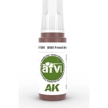 Ak Interactive Ak 11304 17 Ml. Wwı French Brown, Afv Serisi 3gen Akrilik Model Boyası