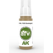 Ak Interactive Ak 11318 17 Ml. Ral 7028 Dunkelgelb (Initial), Afv Serisi 3gen Akrilik Model Boyası
