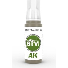 Ak Interactive Ak 11317 17 Ml. Ral 7027 Grau, Afv Serisi 3gen Akrilik Model Boyası