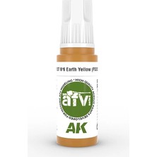 Ak Interactive Ak 11337 17 Ml. Nº6 Earth Yellow (FS30257), Afv Serisi 3gen Akrilik Model Boyası
