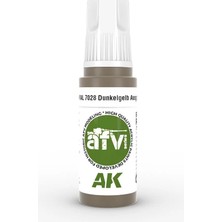 Ak Interactive Ak 11319 17 Ml. Ral 7028 Dunkelgelb Ausgabe 1944, Afv Serisi 3gen Akrilik Model Boyası