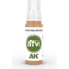Ak Interactive Ak 11331 17 Ml. Ral 8020 Braun, Afv Serisi 3gen Akrilik Model Boyası