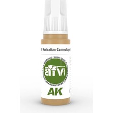 Ak Interactive Ak 11347 17 Ml. Australian Camouflage Brown, Afv Serisi 3gen Akrilik Model Boyası