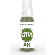 Ak Interactive Ak 11314 17 Ml. Ral 7008 Graugrün Opt 2, Afv Serisi 3gen Akrilik Model Boyası