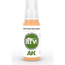 Ak Interactive Ak 11363 17 Ml. French Army Desert Sand, Afv Serisi 3gen Akrilik Model Boyası