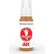 Ak Interactive Ak 11440 17 Ml. Desert Uniform Base, Figür Serisi 3gen Akrilik Model Boyası