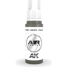 Ak Interactive Ak 11863 17 Ml. Ana 613 Olive Drab, Aircraft Serisi 3gen Akrilik Model Boyası