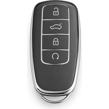 Die Grup Autohan Keys Chery Tiggo 8 Pro, Omoda 5 ve Tiggo 7 Avantgarde ile Uyumlu Araç Anahtarı Koruma Kılıfı, Füme