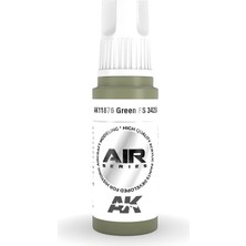 Ak Interactive Ak 11876 17 Ml. Green Fs 34258, Aircraft Serisi 3gen Akrilik Model Boyası
