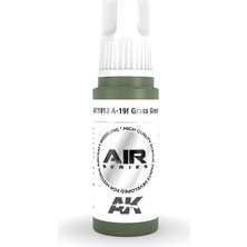 Ak Interactive Ak 11913 17 Ml. A-19F Grass Green, Aircraft Serisi 3gen Akrilik Model Boyası