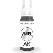 Ak Interactive Ak 11894 17 Ml. Ijn D2 Green Black, Aircraft Serisi 3gen Akrilik Model Boyası