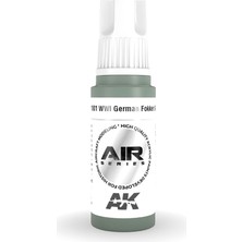 Ak Interactive Ak 11801 17 Ml. Wwı German Fokker Grey, Aircraft Serisi 3gen Akrilik Model Boyası
