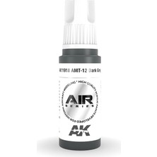 Ak Interactive Ak 11918 17 Ml. Amt-12 Dark Grey, Aircraft Serisi 3gen Akrilik Model Boyası