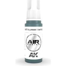 Ak Interactive Ak 11877 17 Ml. Aggressor Blue Fs 35109, Aircraft Serisi 3gen Akrilik Model Boyası