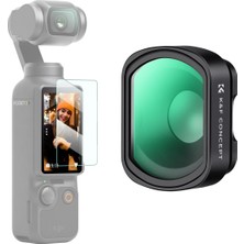 K&f Concept Osmo Pocket 3/4 Için 10X Makro Lens Yakın Çekim Filtresi - Ekran Koruyucu Hediyeli