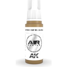 Ak Interactive Ak 11846 17 Ml. Raf Middle Stone, Aircraft Serisi 3gen Akrilik Model Boyası