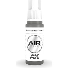 Ak Interactive Ak 11862 17 Ml. Neutral Grey 43, Aircraft Serisi 3gen Akrilik Model Boyası
