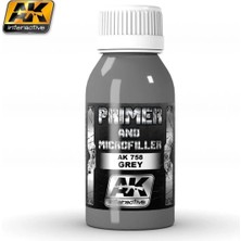 Ak Interactive Ak 758 100 Ml. Mikrofiller ve Gri Astar Profesyonel Model Boyası