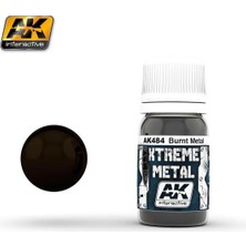Ak Interactive Ak 484 30 Ml. Yanmış Metal Rengi, Xtreme Metal Serisi Model Boyası
