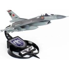 Akba Model Akbamodel 1/48 Ölçek, F-16 Atmaca Filo Muharip Savaş Uçağı, Sergilemeye Hazır Standlı Model