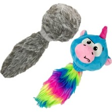 Die Grup Hyper Pet Doggie Tail & Unicorn Pal Interaktif Peluş Köpek Oyuncakları - 2'li Paket (Sıkıntı ve Uyarıcı Oyun Için Kıpırdayan, Titreşen ve Havlayan Etkileşimli Oyuncak)