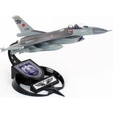 Akba Model Akbamodel 1/48 Ölçek, F-16 Kaplan Filo Muharip Savaş Uçağı, Sergilemeye Hazır Standlı Model