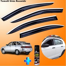 Friemats Lada Vega Hb Mügen Cam Rüzgarlığı Abs Nikelaj Krom Cam Rüzgarlığı Tüm Kasalar + Ebrayn Lastik Parlatıcı
