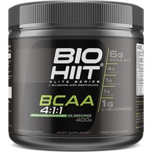 Biohiit Elite Series Bcaa 4:1:1 Yeşil Elma Aromalı 400 gr – 40 Servis