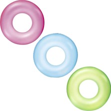 Premini Buzlu Neon Simit 76 Cm, Modern ve Şık Dekoratif Aydınlatma Ürünü
