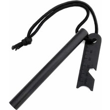 Die Grup 10CM Boy 1cm En Full Magnezyum Ateş Başlatıcı Bar -%100 Katkısız Alünyum Içermez Fire Ter Siyah