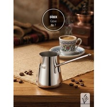 Fms Dibek Çelik Cezve 7 No | 1000 ml | 18/10 Paslanmaz |