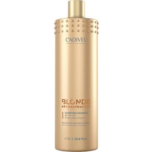 Cadiveu Blonde Reconstructor Arındırıcı Şampuan 1000 ml - Besleyici Şekillendirici Saç Bakımı